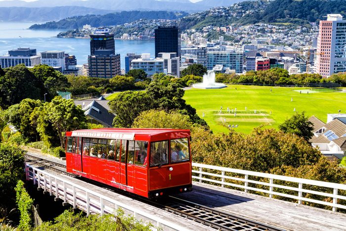 Villes les moins polluées : Wellington, Nouvelle-Zélande.