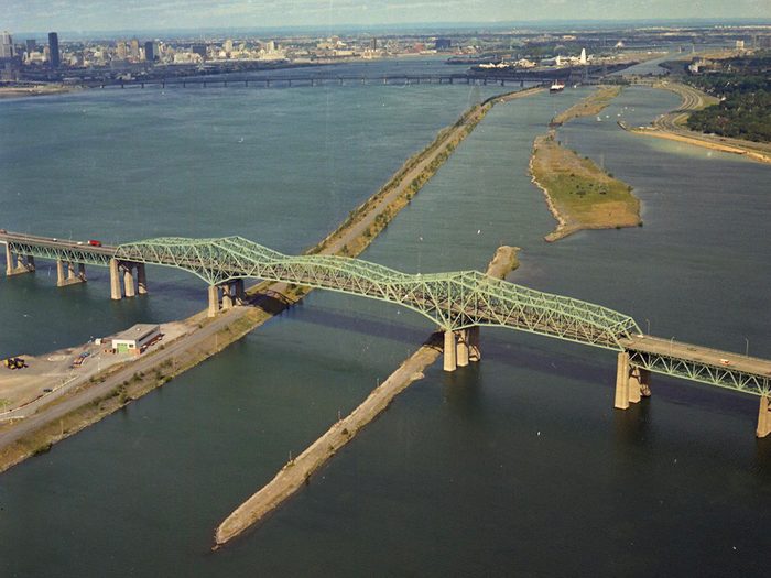 L’ancien pont Champlain est une institution du Québec qui a disparu.