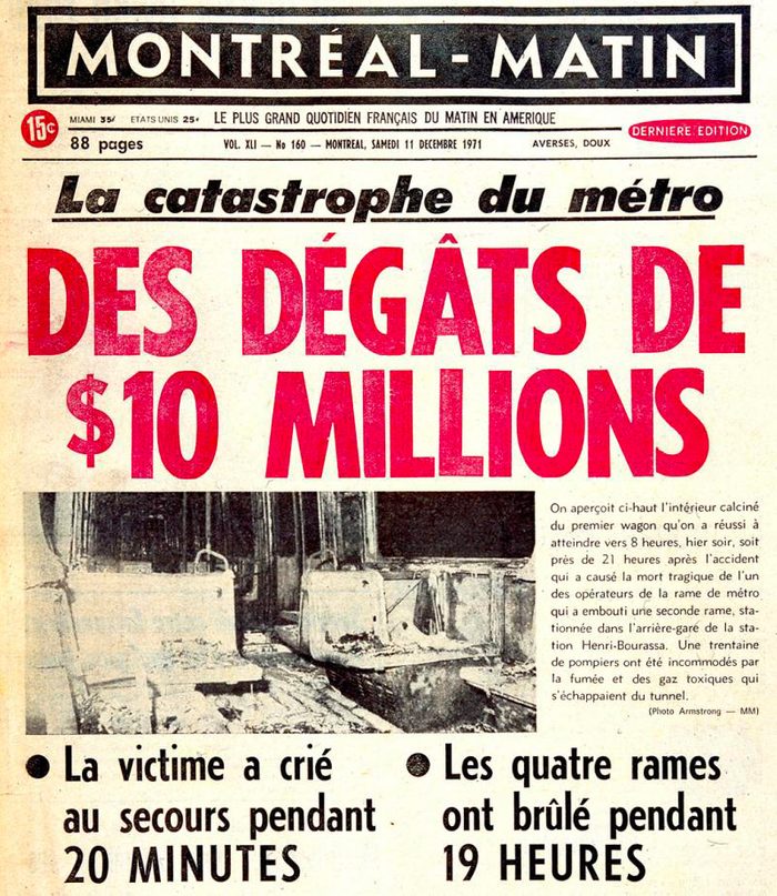 Le journal le Montréal-Matin est une institution du Québec qui a disparu.