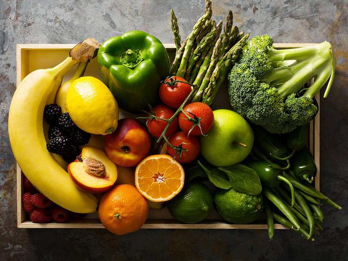 Pour vivre jusqu'à 100 ans : mangez plus de fruits et de légumes.