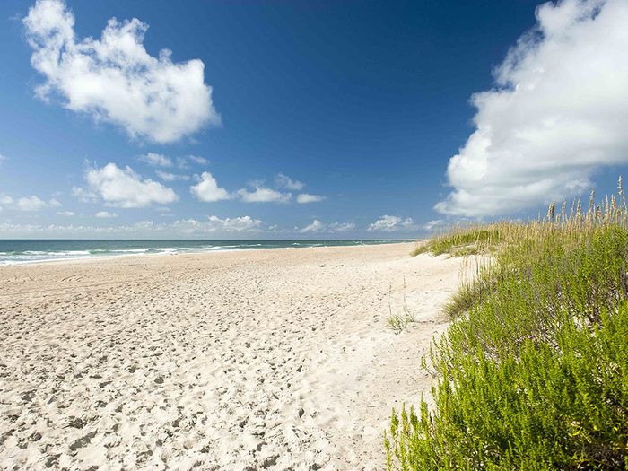 La plage de Cape Lookout National Seashore en Caroline du Nord est une des plus belles plages du monde.
