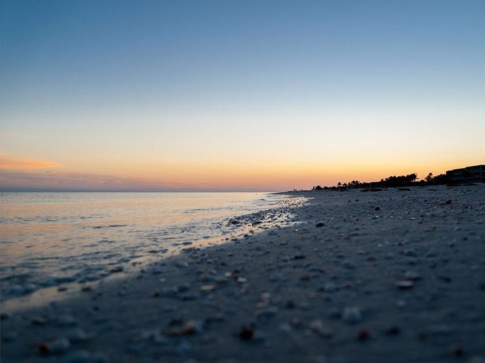 L'île de Sanibel en Floride est une des plus belles plages du monde.