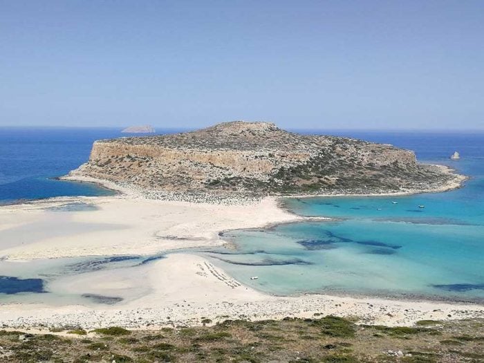 Une belle plage pour se baigner : Balos Lagoon, Kissamos en Crète.