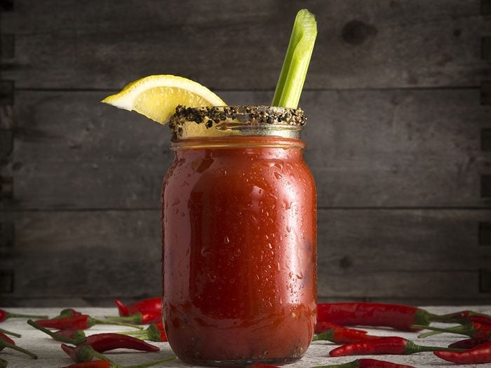 Le Bloody Caesar est l'un des mets traditionnels Canadiens.