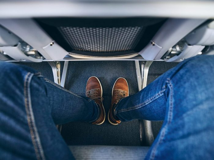 Legroom Between Seats In Airplane