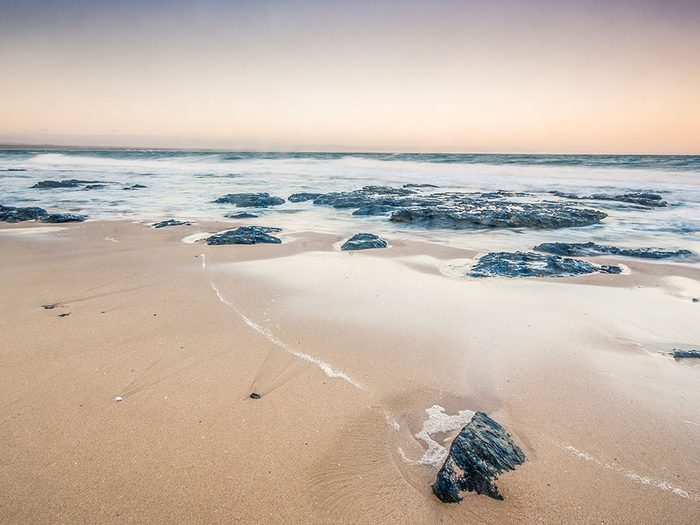 Jeffreys Bay en Afrique du Sud est une des plus belles plages du monde.