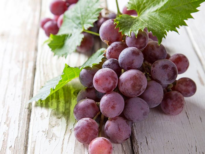 Le raisin peut améliorer votre transit intestinal.