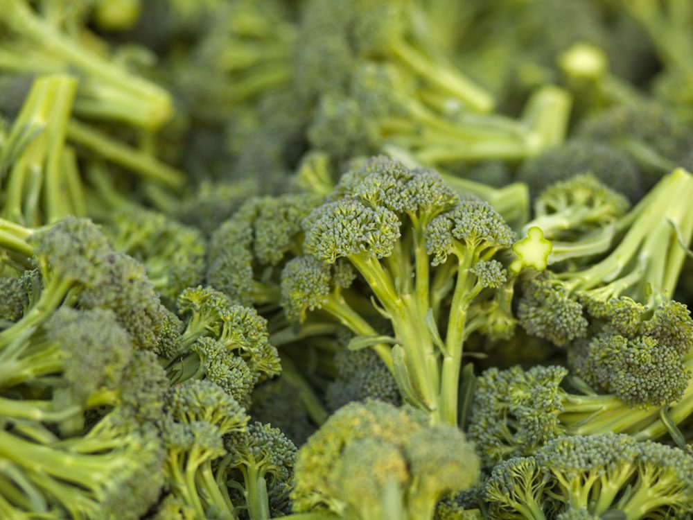 Les tiges de brocoli sont des résidus alimentairs que nous devrions manger.