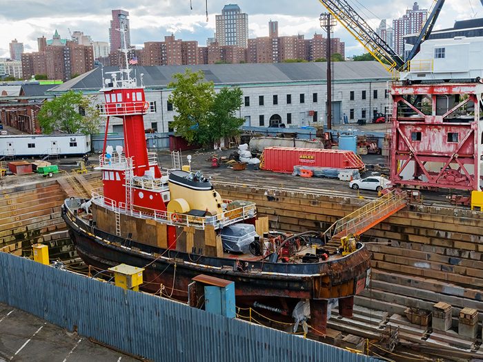 Visitez le chantier naval de Brooklyn lors de votre séjour à New York.