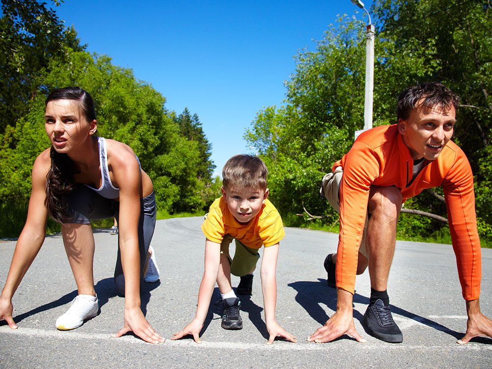 Courir pour Leucan est une course familiale et c'est aussi l'occasion de faire du sport pour la bonne cause.