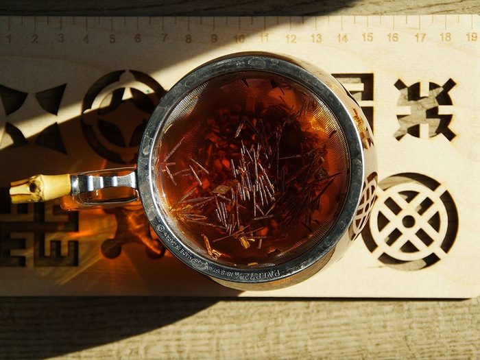 Le thé rooibos est un excellent antioxydant anti-inflammatoire.