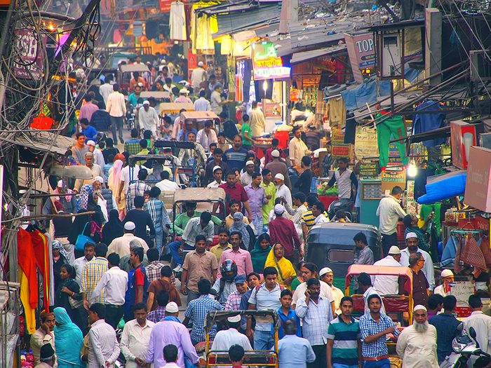 Villes les plus peuplées: Delhi, en Inde.