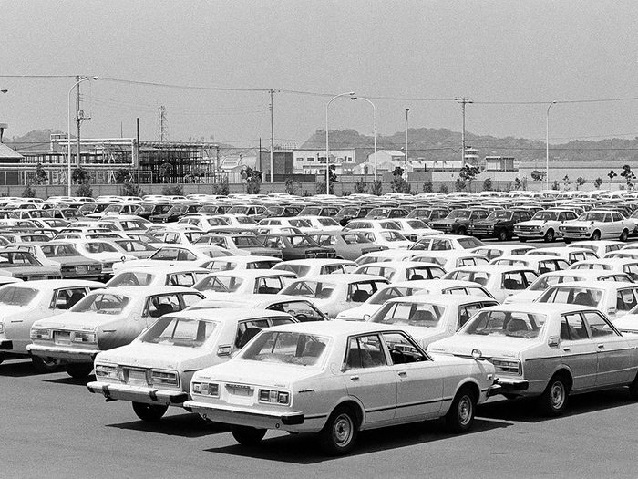Nissan est l'une des marques dont les voitures sont vintages.