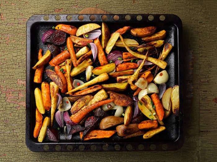 Pour manger plus de légumes, faites-les rôtir.