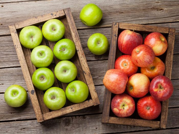 Diabète: Votre chien peut manger des pommes.