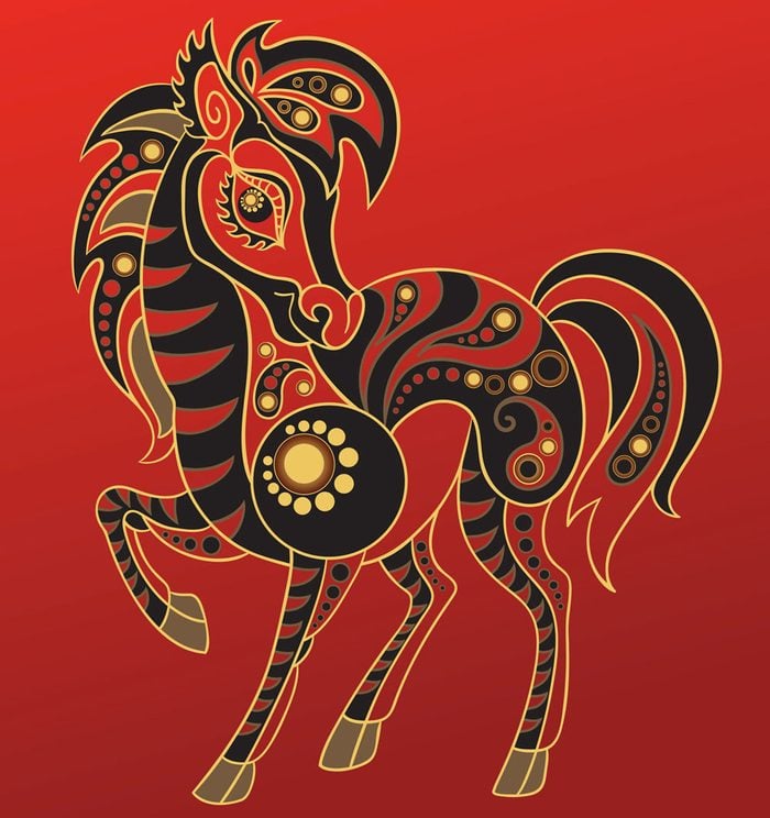 Le cheval dans l'horoscope chinois.