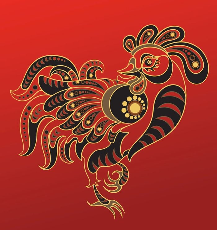 Le coq dans l'horoscope chinois.