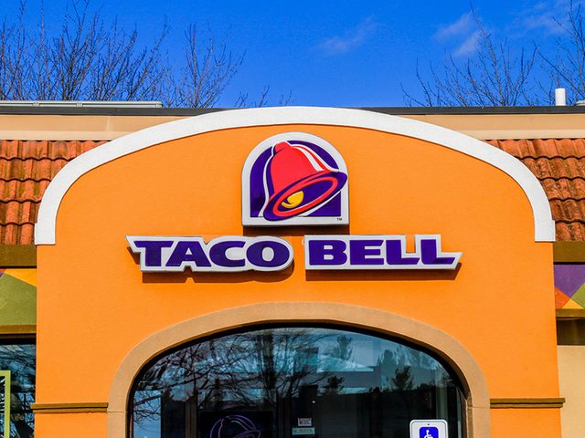 Taco Bell a t poursuivi pour publicit mensongre.