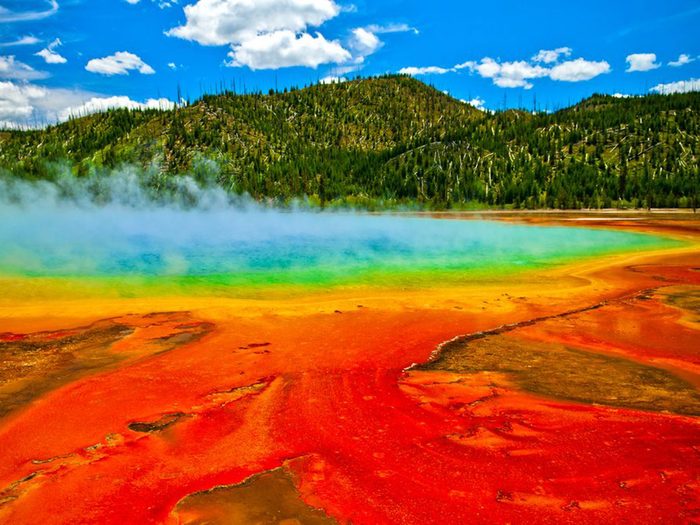 Le parc national de Yellowstone dans le Montana fait partie des destinations touristiques les plus dangereuses du monde.
