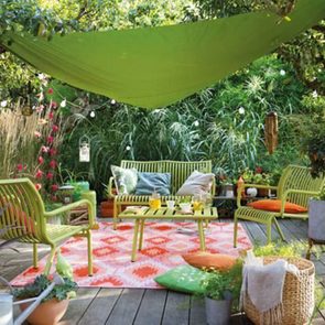 Un jardin de rêve avec un air des tropiques.