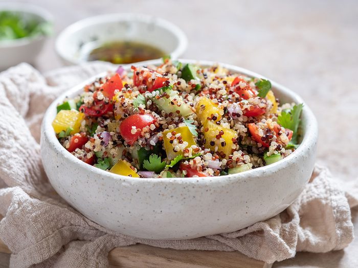 Maigrir sans se priver c'est possible en consommant du quinoa.