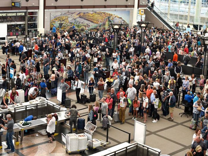 Vous ne verrez plus de foule de gens dans les aéroports.
