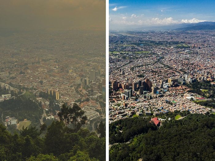 Bogota, en Colombie, est l'une des villes les plus polluées.