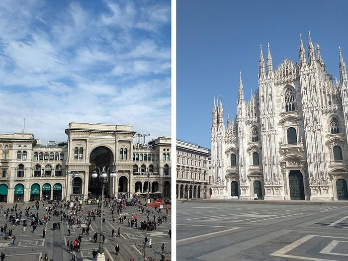 Milan, en Italie, est l'une des villes les plus polluées.