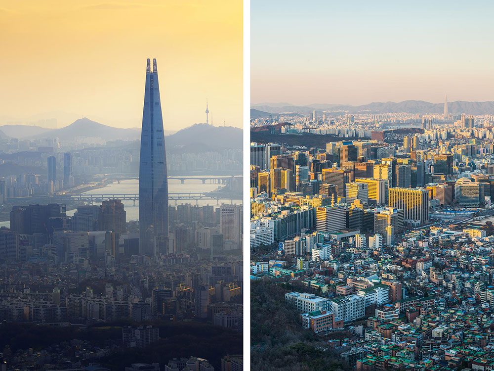 Séoul, en Corée du Sud, est l'une des villes les plus polluées.