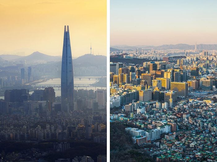 Séoul, en Corée du Sud, est l'une des villes les plus polluées.