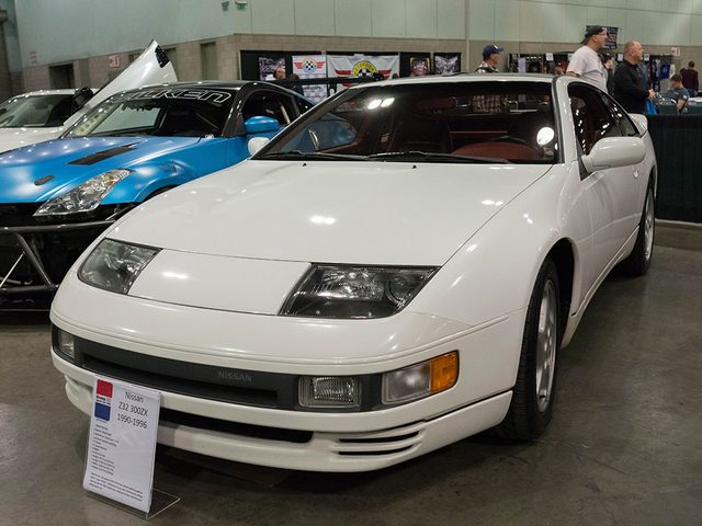 La voiture Nissan 300ZX de 1990.