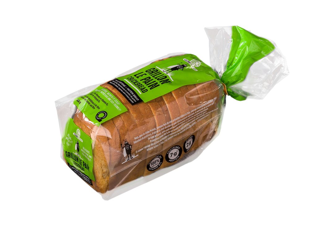 Crickbread: le pain à base de farine de grillon.