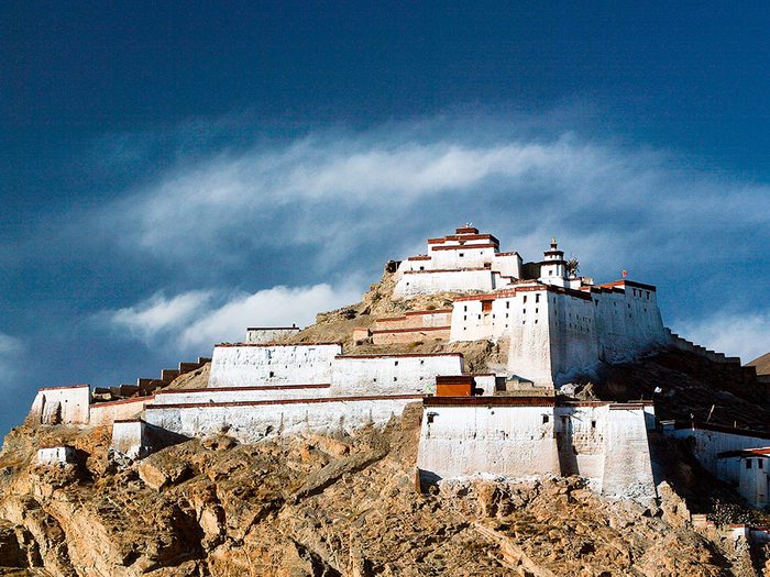 Châteaux: Gyantse Dzong au Tibet.