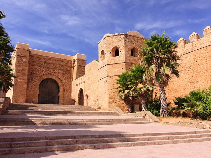 Kasbah des Oudayas, Maroc.