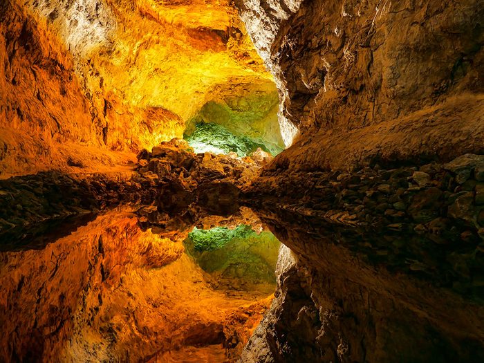 La grotte Cueva de los Verdes.