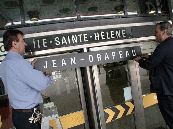 Québec d’autrefois: le changement de nom de l’Île-Sainte-Hélène, 16 mai 2001.
