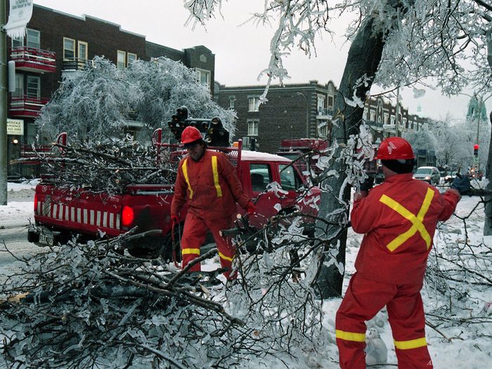 Québec d’autrefois: la crise du verglas, janvier 1998.