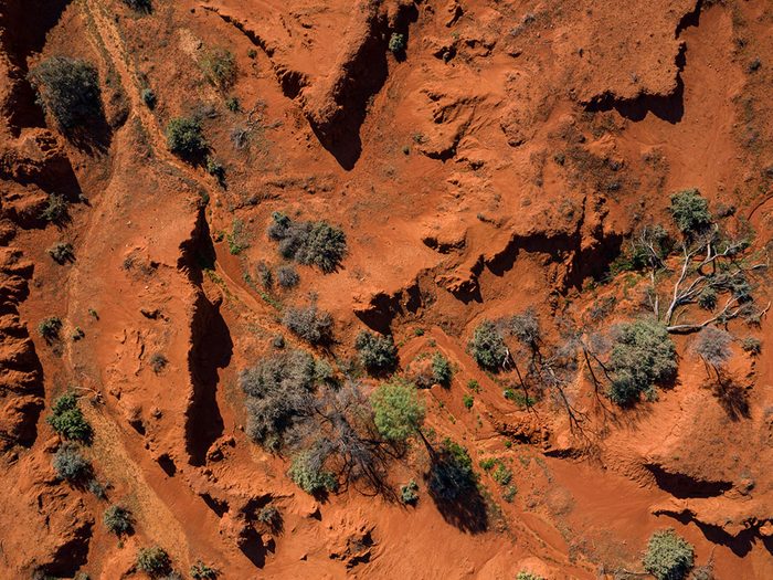 Photo aérienne de drone des contrées australiennes.