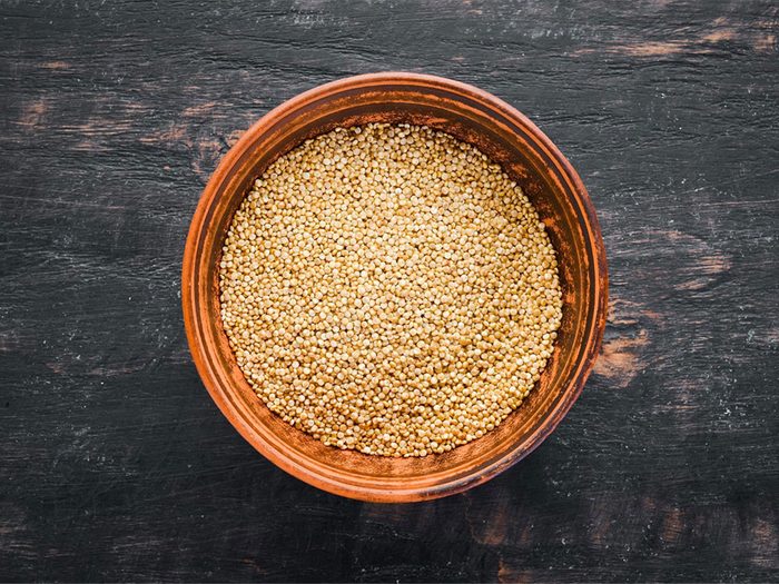 À 50 ans et plus, consommez du quinoa.