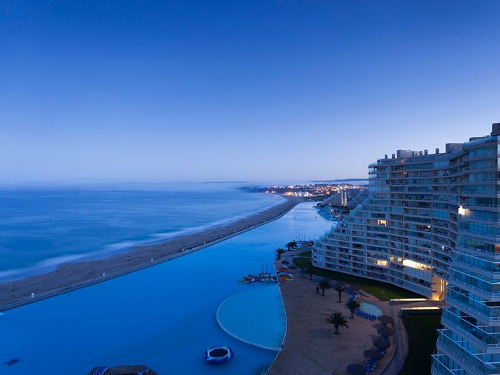La piscine de San Alfonso del Mar est une piscine de rêve.