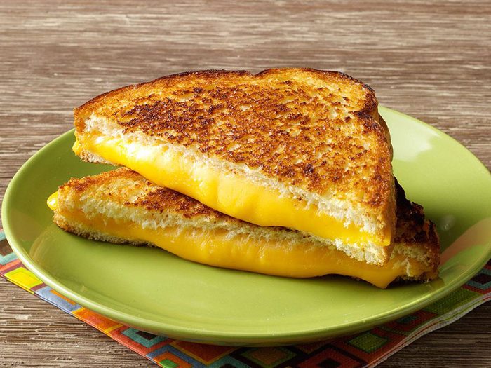 Grilled cheese au 4 fromages.