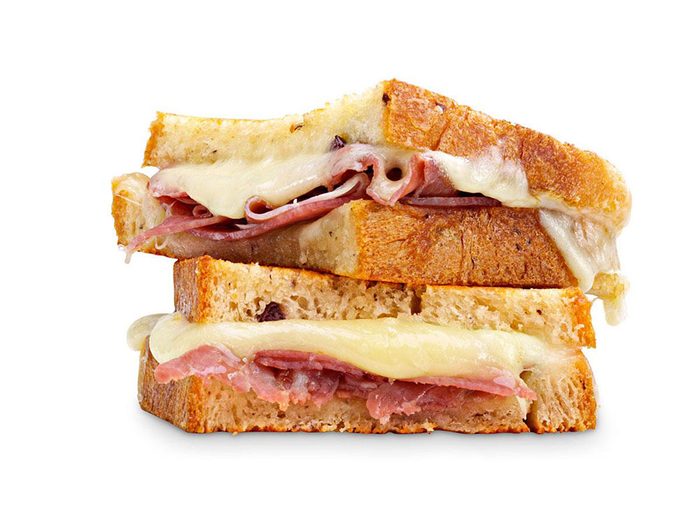 Grilled Cheese au prosciutto.