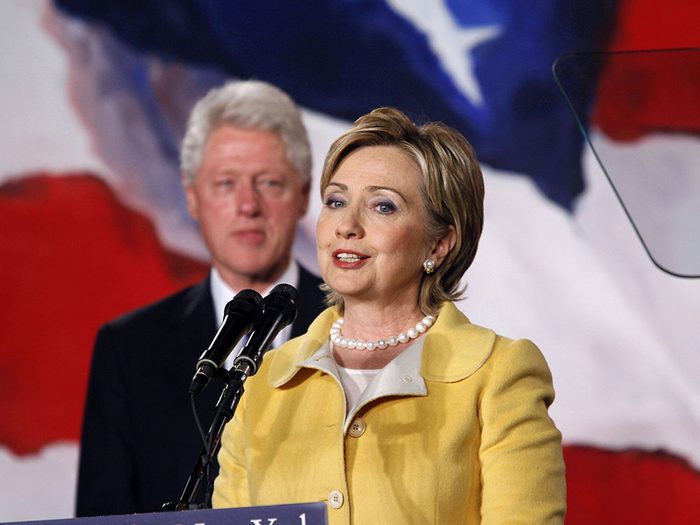 Élections américaines: Hilary et Bill Clinton.