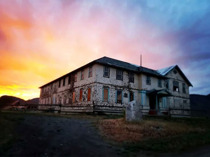 Le Tranquille Sanatorium à Kamloops en Colombie-Britannique fait partie des endroits hantés au Québec et au Canada.
