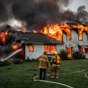 Les risques d'incendie domestique.