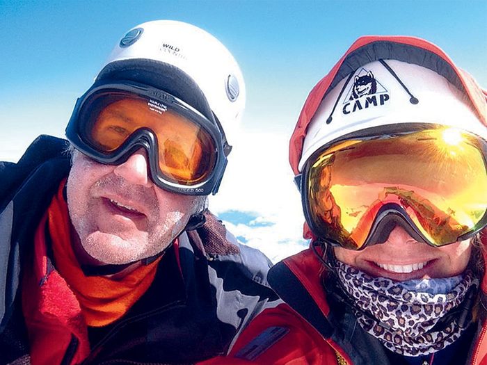 Alpinisme: Arvid Lahti et Monique Richard au mont Rainier, en 2016, peu avant le drame.