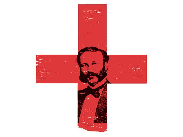 L'homme  l'origine de la Croix-Rouge.