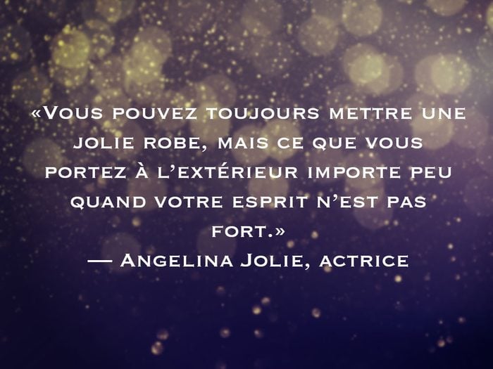 L'une des phrases d'Angelina Jolie fait partie des 50 citations inspirantes pour le Nouvel An 2021.