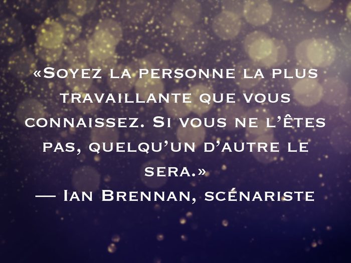 L'une des phrases de Ian Brennan fait partie des 50 citations inspirantes pour le Nouvel An 2021.
