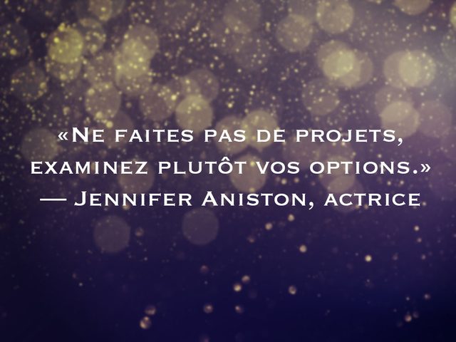L'une des phrases de Jennifer Aniston fait partie des 50 citations inspirantes pour le Nouvel An 2021.